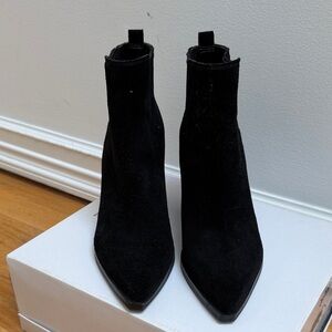 Marc Fisher Oshay Black Heeled Boots